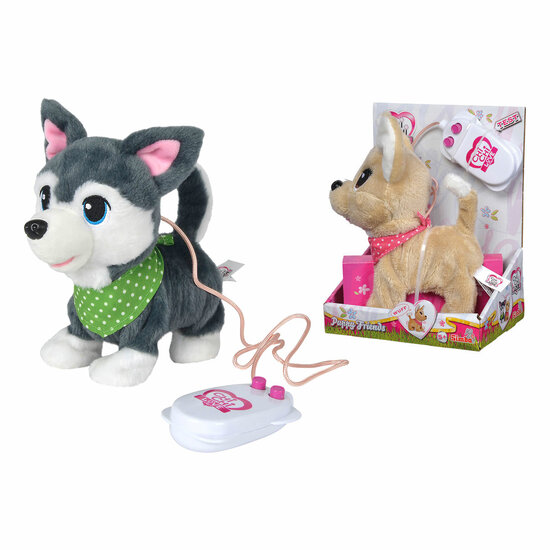 Chi Chi Love Puppy Friends Lopen met Afstandsbediening