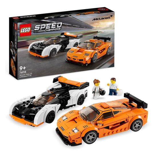 LEGO Speed Champions 76918 McLaren Solus GT &amp; McLaren F1 LM