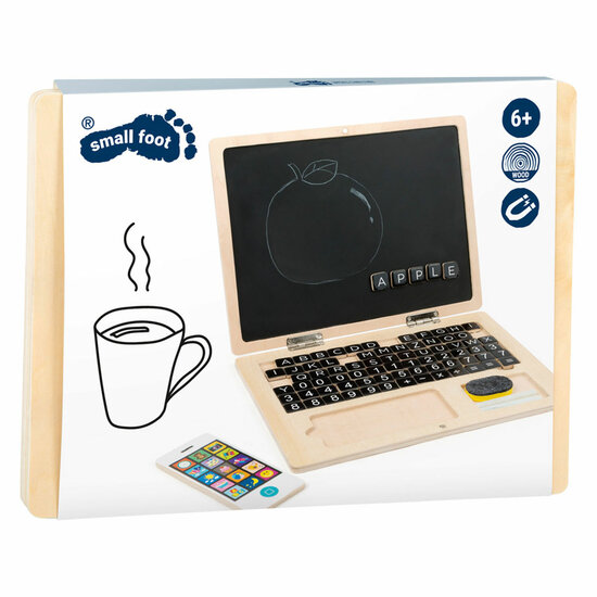 Small Foot  -  Houten Laptop met Magneetbord