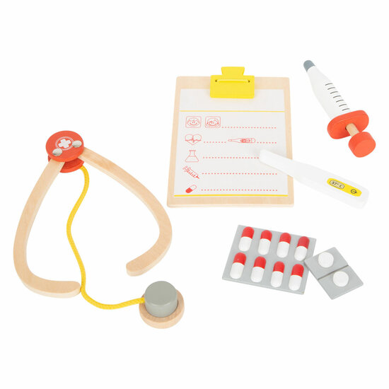 Small Foot  -  Houten Dokter en Tandarts 2in1 Set in Koffer