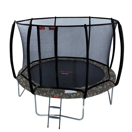 Avyna Trampoline Opbouw &Oslash;430 met veiligheidsnet &ndash; Camouflage