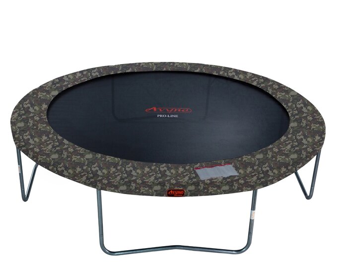 Avyna Trampoline Opbouw &Oslash;430 met veiligheidsnet &ndash; Camouflage