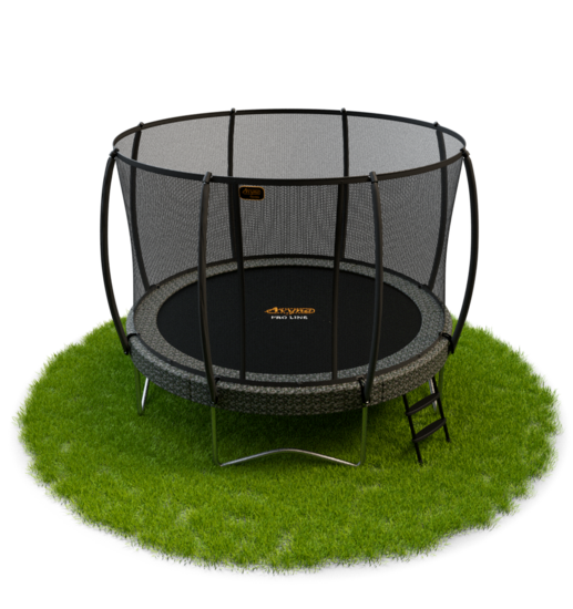 Avyna Trampoline Opbouw &Oslash;430 met veiligheidsnet &ndash; Camouflage