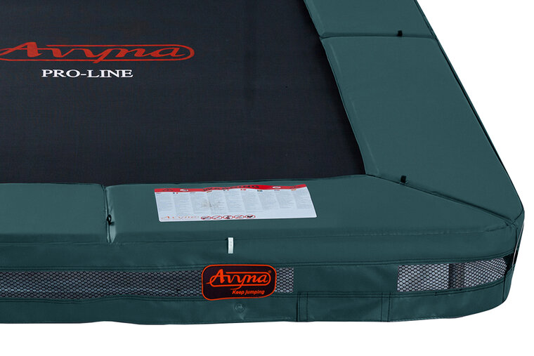 Avyna Trampoline InGround 215x155 (203) met net | Groen