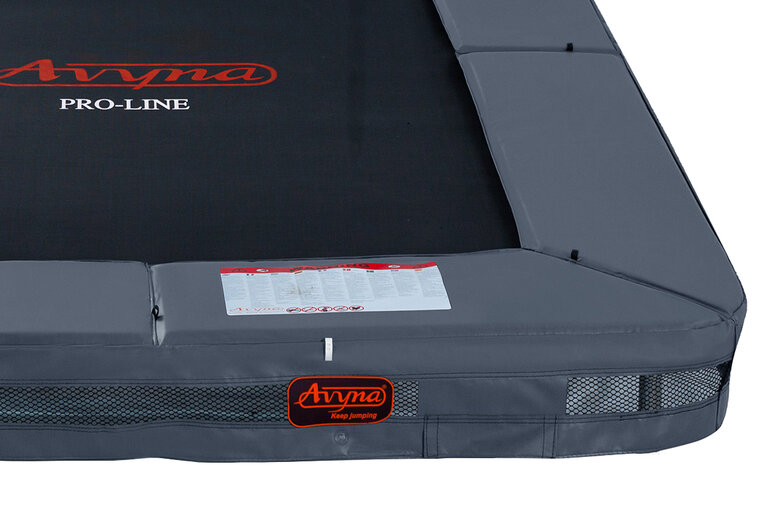 Avyna Trampoline InGround 215x155 (203) &ndash; Grijs