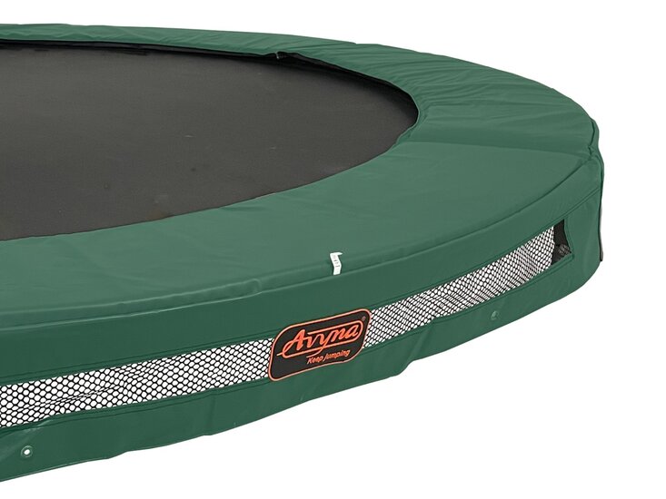 Universele InGround Trampoline Rand HD &Oslash;380 - Groen