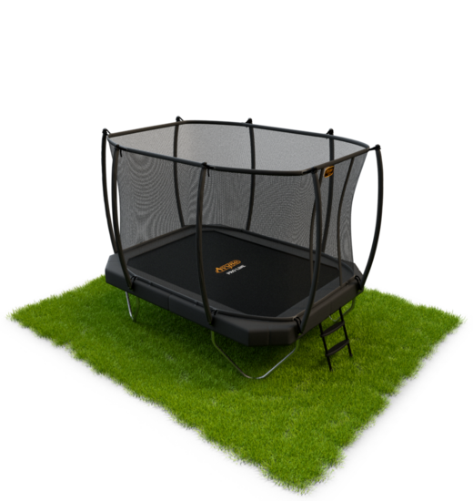 Avyna Trampoline Opbouw 340x240 (234) met net &ndash; HD Plus