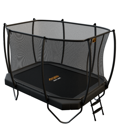 Avyna Trampoline Opbouw 340x240 (234) met net &ndash; HD Plus