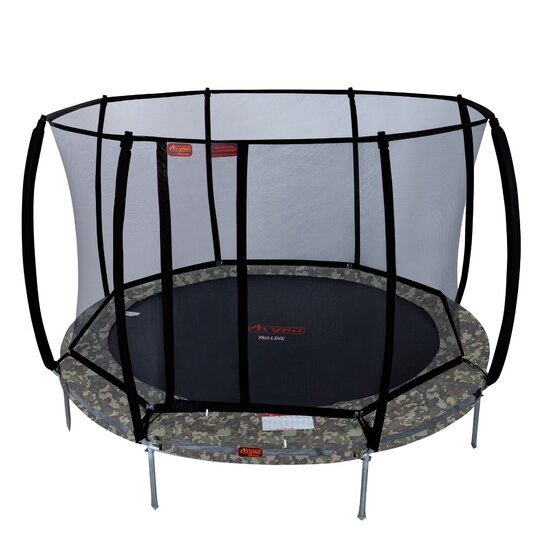 Avyna Trampoline InGround &Oslash;305 met veiligheidsnet | Camouflage