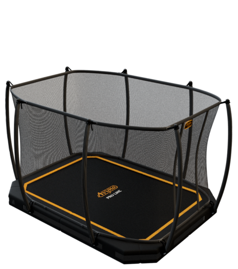 Avyna Trampoline InGround 275x190 (213) met net | Zwart