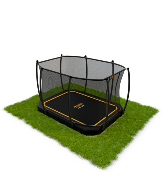 Avyna Trampoline InGround 275x190 (213) met net | Zwart