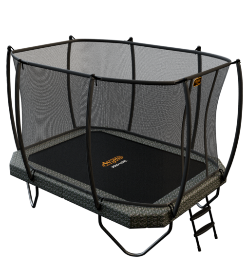 Avyna Trampoline Opbouw 380x255 (238) met net &ndash; Camouflage