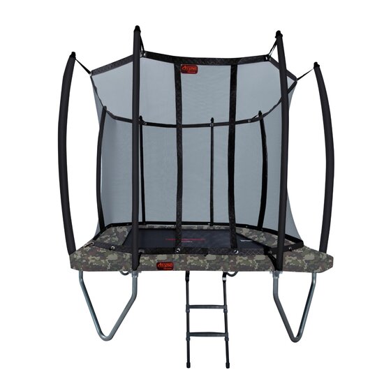 Avyna Trampoline Opbouw 380x255 (238) met net &ndash; Camouflage