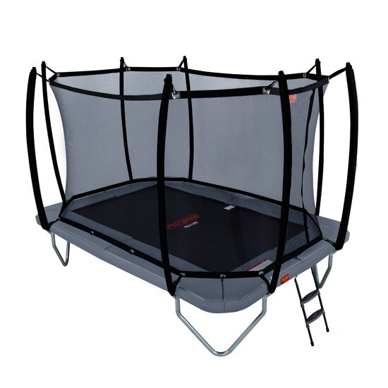 Avyna Trampoline Opbouw 380x255 (238) met net &ndash; HD Plus