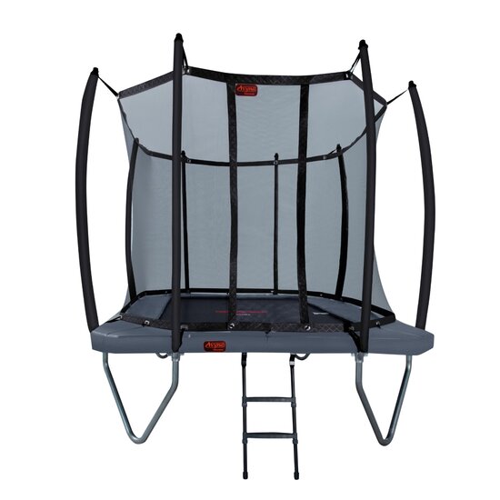 Avyna Trampoline Opbouw 340x240 (234) met net &ndash; Grijs