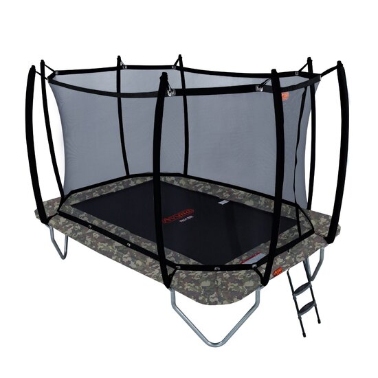 Avyna Trampoline Opbouw 305x225 (223) met net &ndash; Camouflage