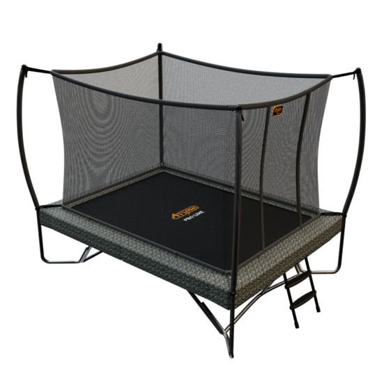 Avyna Trampoline Opbouw 275x190 (213) met net &ndash; Camouflage