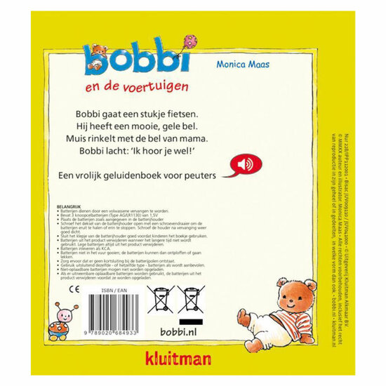 Bobbi en de voertuigen Geluidenboek