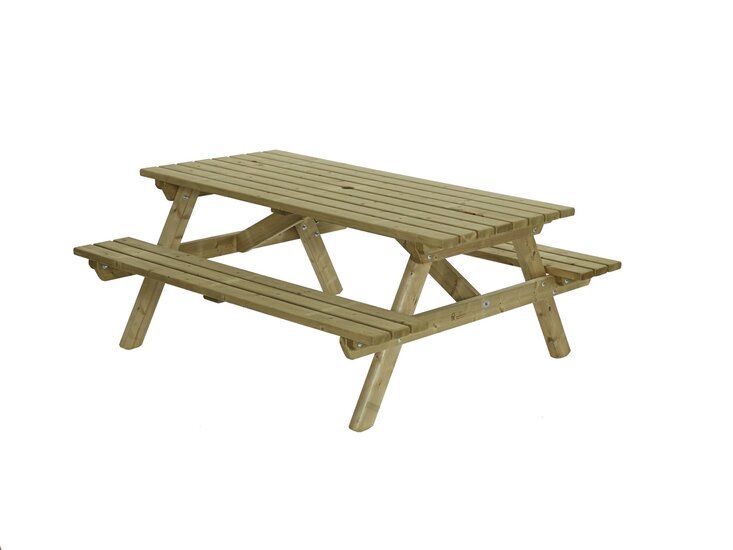 Houten Picknicktafel 180x160cm, 35mm