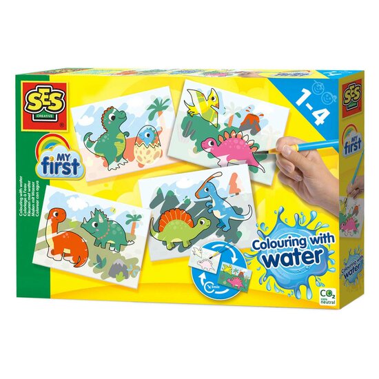 SES My First Kleuren met Water - Dino&#039;s