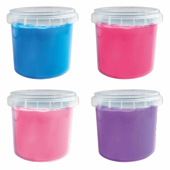 SES Vingerverf Trendy Kleuren, 4x110ml