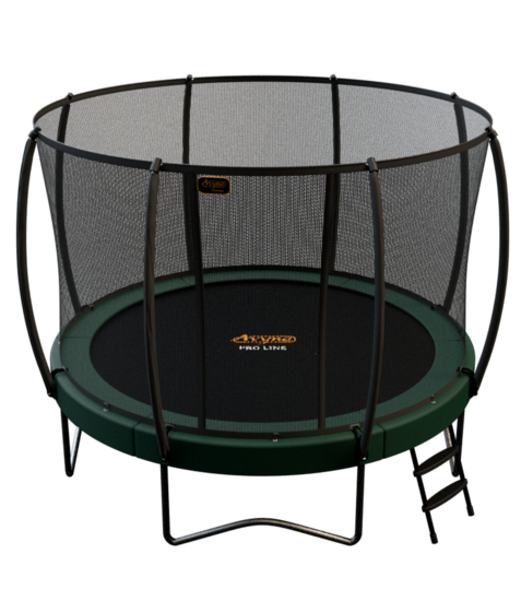 Avyna Trampoline Opbouw &Oslash;365 met veiligheidsnet &ndash; Groen