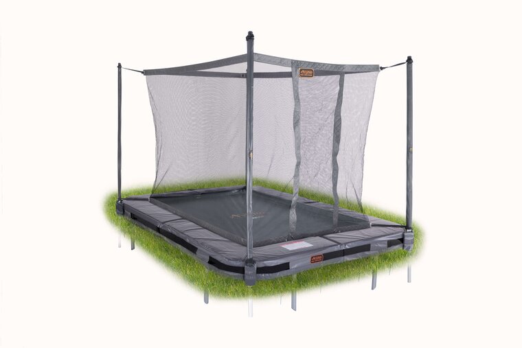 Avyna Trampoline InGround 215x155 (203) met net | Grijs