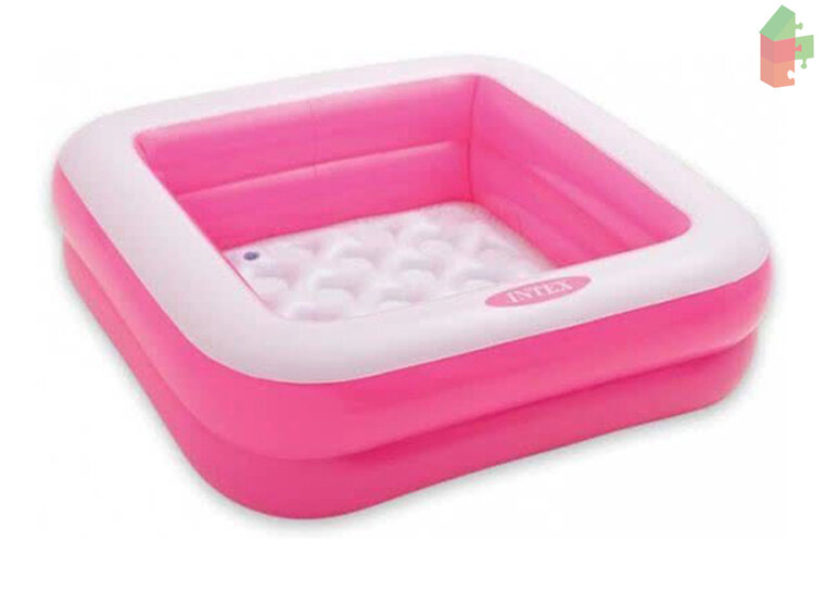 Little Tikes First Slide Roze Glijbaan+Intex Play Box Pool 85X85X23Cm Roze