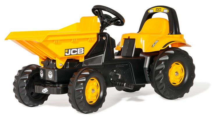 Rolly Toys RollyDumperKid JCB - Traptractor met Kiepbak