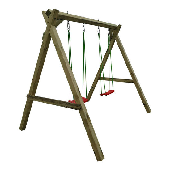 Houten schommel dubbel swing Prestige Garden