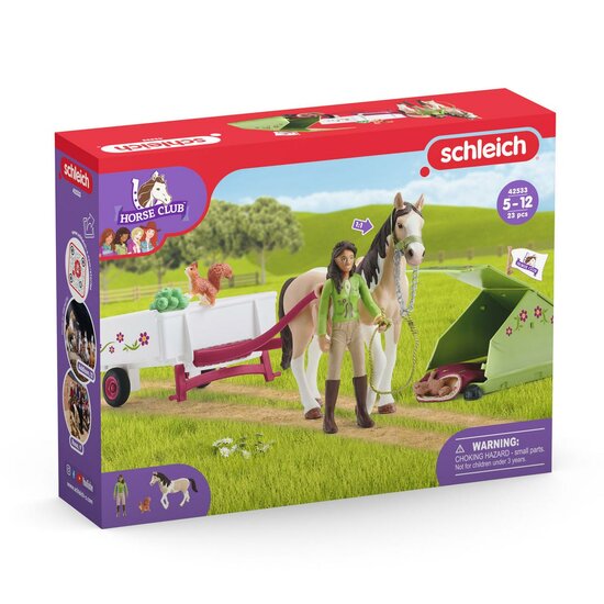 schleich HORSE CLUB Sarah&#039;s Kampeeruitstapje 42533