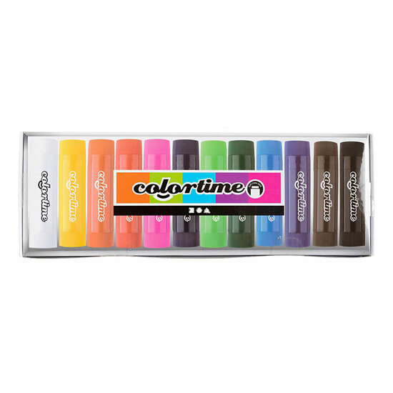 Soft Color Stick Krijt Kleur, 12st.