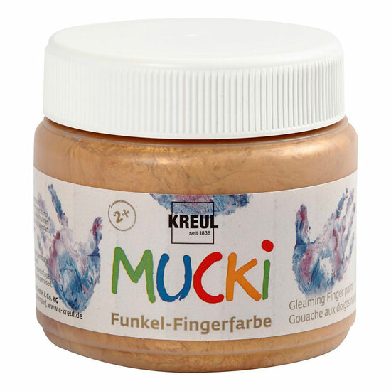 Mucki Vingerverf - Goud Metallic, 150ml