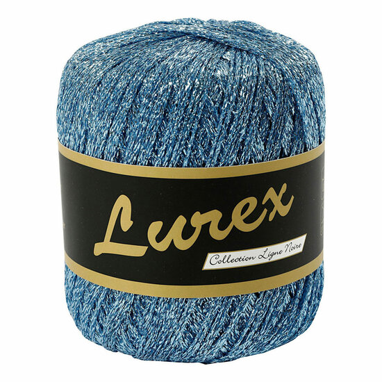 Lurex Glitter Garen Lichtblauw, 160m