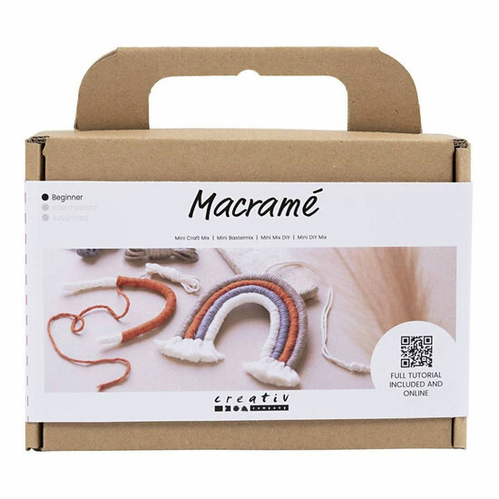 Mini Hobbyset Macrame Regenboog