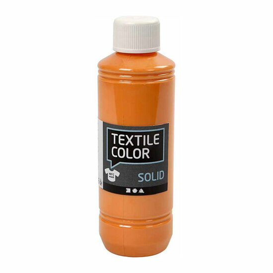 Textile Color Dekkende Textielverf - Oranje, 250ml