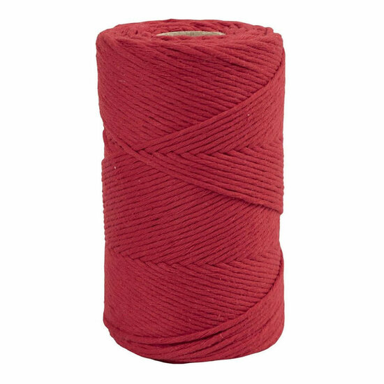 Macrame Koord - Rood, 198m