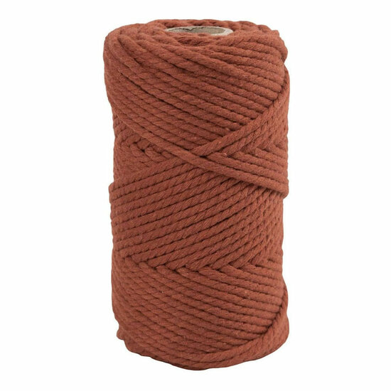 Macrame Koord Bunt Orange, 55m