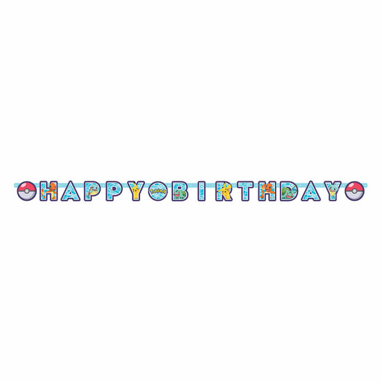 Pokemon Letterslinger Happy Birthday