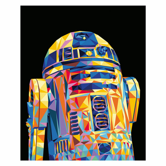 CreArt Schilderen op Nummer - Star Wars R2 D2