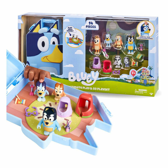 Bluey&#039;s Grote Play &#039;n GO Speelset, 14dlg.