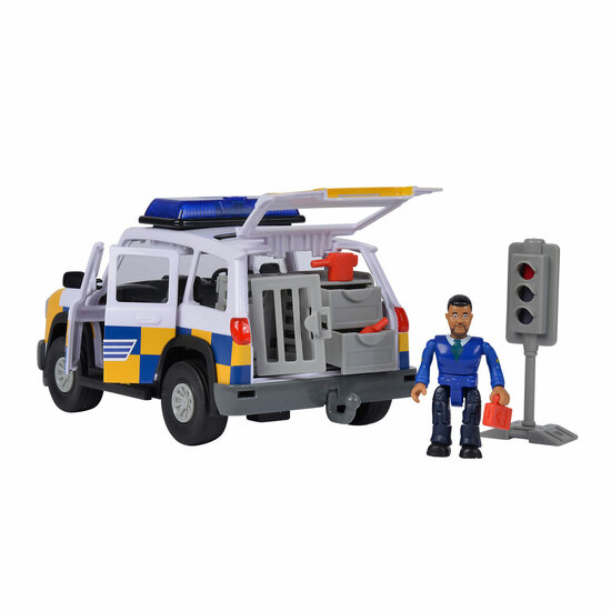 Brandweerman Sam Politie Auto 4x4 met Figuur