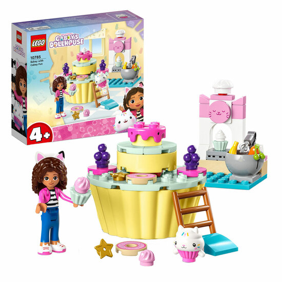 LEGO Gabby&#039;s Poppenhuis 10785 Bakken met Cakey