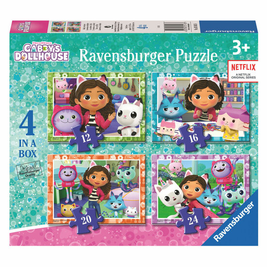 Gabby&#039;s Poppenhuis Legpuzzel 4in1