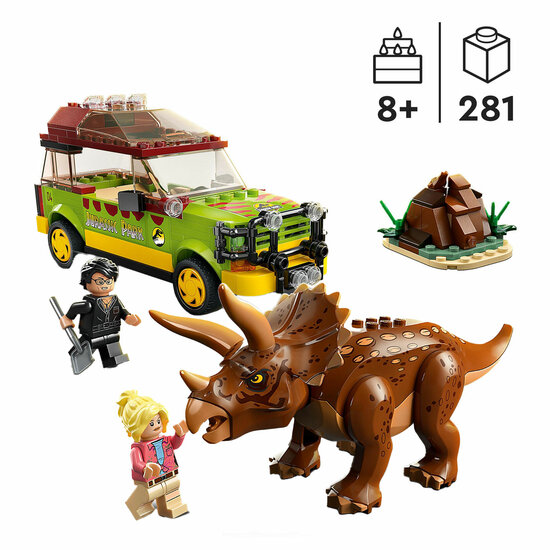 LEGO Jurassic Park 76959 Triceraptops Onderzoek