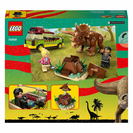 LEGO Jurassic Park 76959 Triceraptops Onderzoek