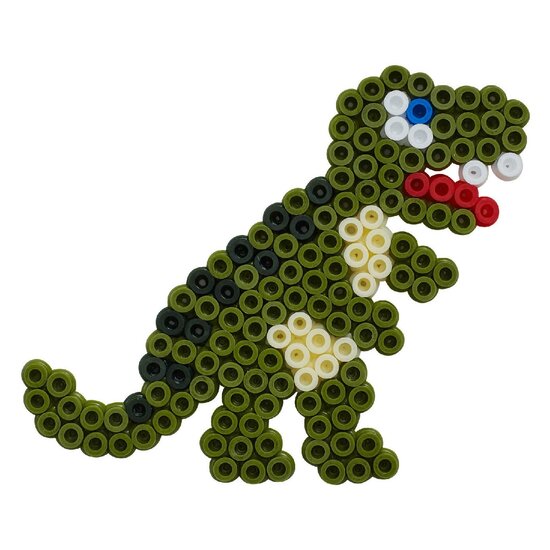 Hama Strijkkralenset Dino, 1100st.