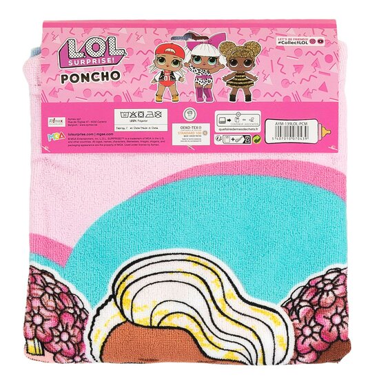 LOL Surprise Poncho, 55x110cm