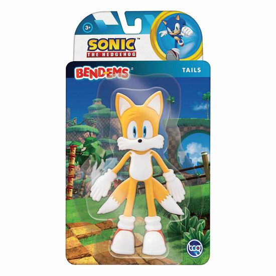 Bendems Buigbaar en Flexibel Speelfiguur - Sonic Tails