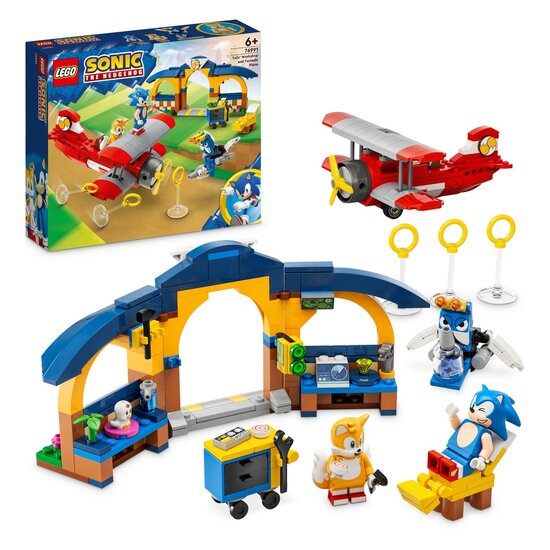 LEGO Sonic 76991 Tails Werkplaats en Tornado Vliegtuig